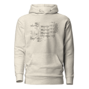 Light gray hoodie featuring a detailed slot machine schematic diagram, perfect for casino enthusiasts and tech lovers.