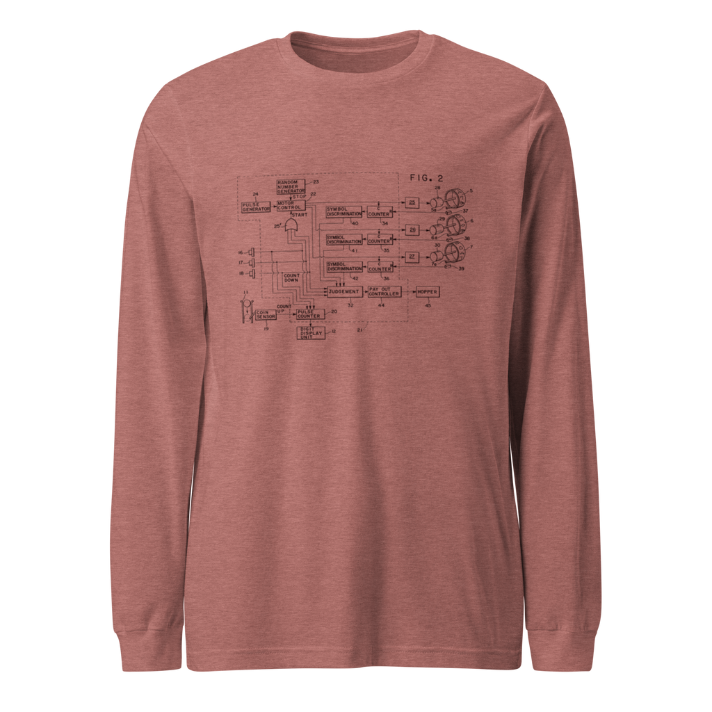Slots Patent Long Sleeve Tee