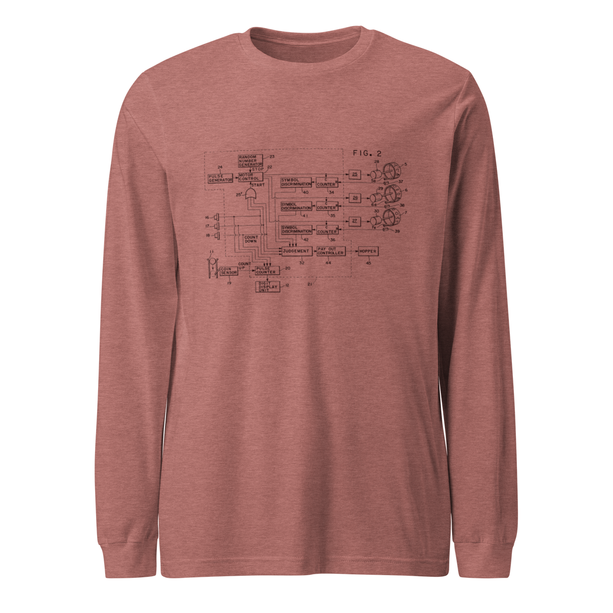 Slots Patent Long Sleeve Tee
