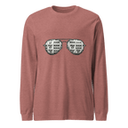 Slot-themed long sleeve shirt with aviator glasses design featuring 7s and BAR symbols