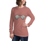 Slot-themed long sleeve shirt with 7s and BARs design on sunglasses graphic