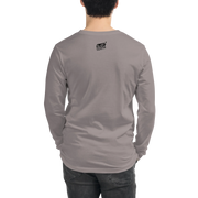 Gray long-sleeve shirt with Slot Cloth logo on back, styled for players and professionals
