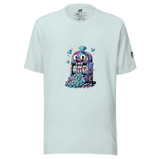 Slot-themed t-shirt with colorful jackpot design and diamond graphics