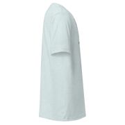 Light gray slot-themed t-shirt with subtle design on sleeve