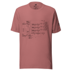 Pink t-shirt with slot machine schematic diagram, quirky gaming apparel for players and pros