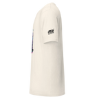 White t-shirt with colorful slot-themed graphic and 'Slot Cloth' logo on sleeve