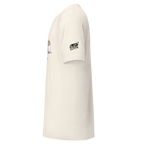 Cream t-shirt with slot-themed design and 'Slot Cloth' logo on sleeve