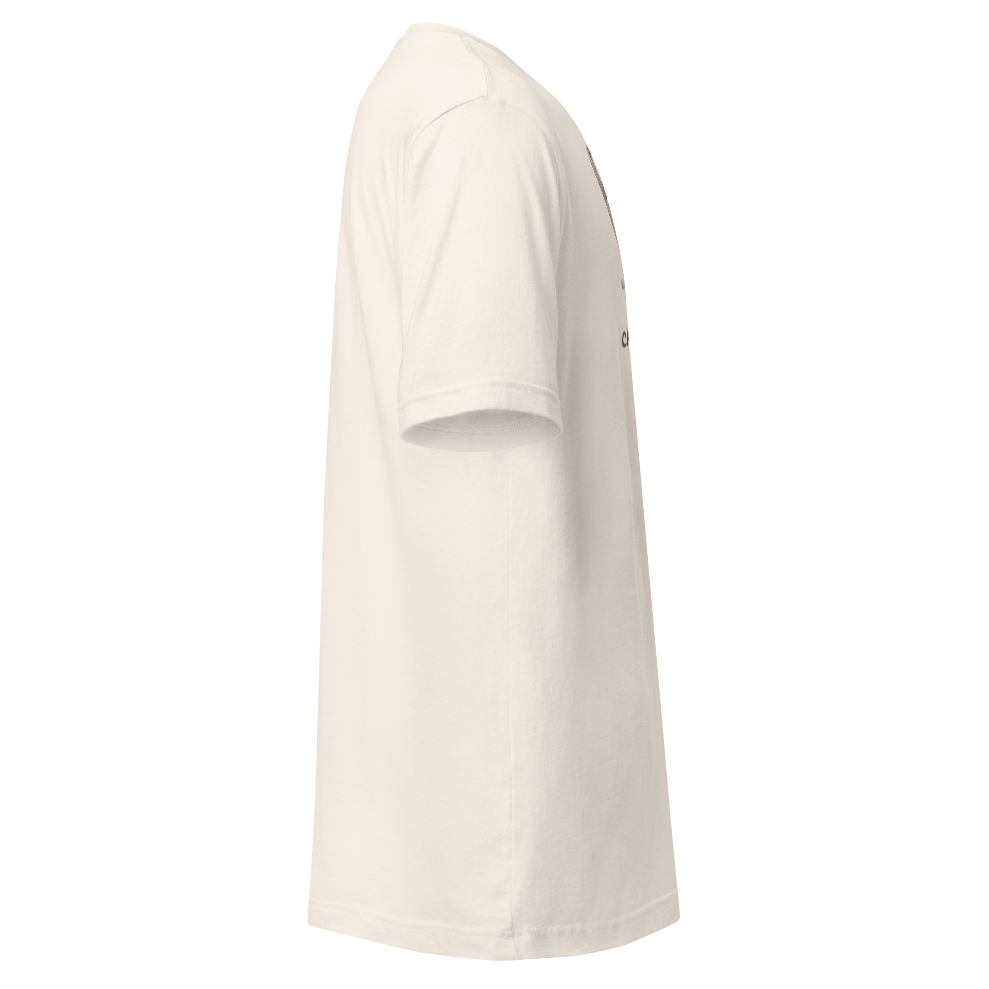 Cream slot-themed t-shirt with quirky design for players and professionals