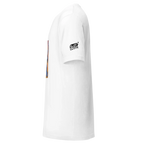 White Slot Cloth T-shirt with side graphic and logo on sleeve, ideal for players and pros